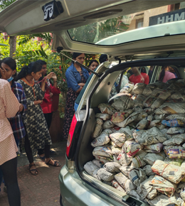 Nanmathottam—patients tending the organic garden